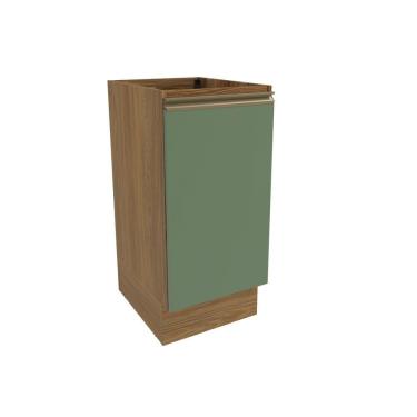 Imagem de Balcão Celeste Kappesberg 100% Mdf 1 Porta Nogueira/verde 40cm
