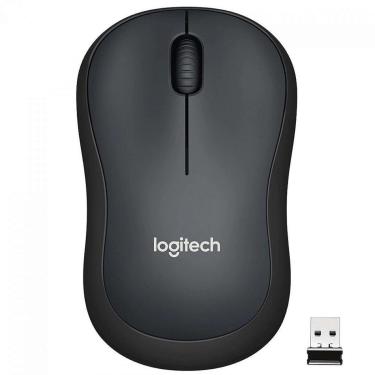 Imagem de Mouse Logitech M220 Silent, Sem Fio, 1000 DPI, 3 Botões, Preto - Preto - Unissex - Único-Unissex