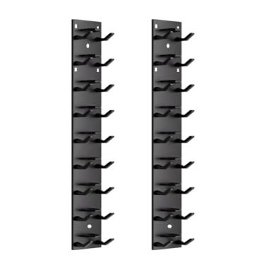 Imagem de Ioensy 2pcs Hat Organizer for Baseball Caps Haber Haber Organizador de armazenamento Modern Hat Stands Racks de chapéu para porta do armário, Preto