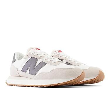 Imagem de New Balance Tênis masculino 237 V1, Branco/Castlerock, 42