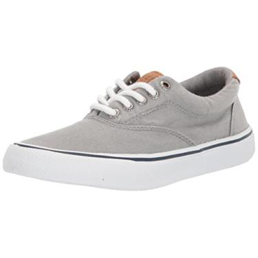 Imagem de Sperry Tênis masculino Striper II CVO Kick Back, Cinza lavado com sal, 7.5