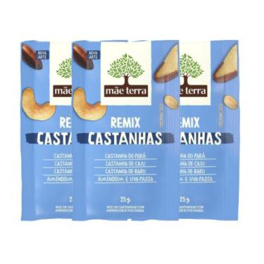 Imagem de Snack Remix Castanhas Mãe Terra - 9 Unidades 25g