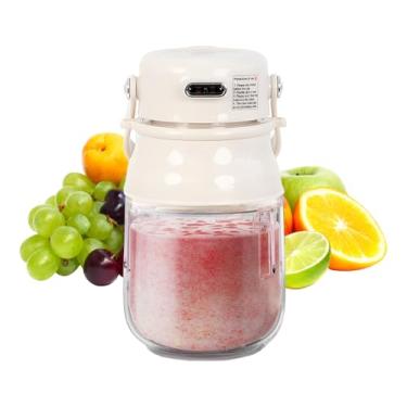 Imagem de Liquidificador portátil – Garrafa elétrica portátil sem fio, misturador de copo pequeno para shakes domésticos, leite e suco de frutas, acampamento ao ar livre