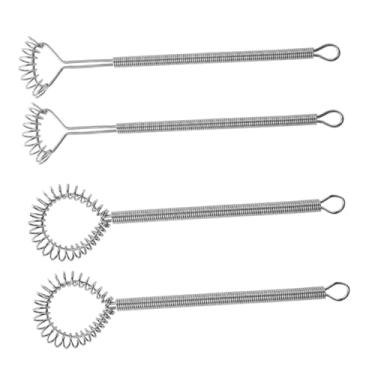 Imagem de 4 peças de batedor de ovos manual ergonômico para cozinha, coquetel, mistura, batedor manual multifuncional para cozinhar, batedor de molho