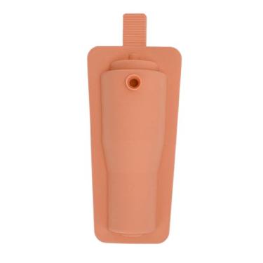 Imagem de RiToEasysports Bandejas de Cubos de Gelo, Cilindro Integrado Oco de Silicone para Coquetel de Uísque para Suco (Laranja)