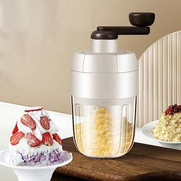 Imagem de Zerodis Máquina de Barbear de Gelo Manual, Jardinagem Doméstica, Eletrodomésticos, Eletrodomésticos, Cozinha, Abs, Design, Lâminas Afiadas para Fácil Trituração de Gelo, Perfeita para Festas e