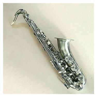 Imagem de Instrumento musical profissional saxofone tenor sax tenor com estojo e acessórios completos (cor: 01)