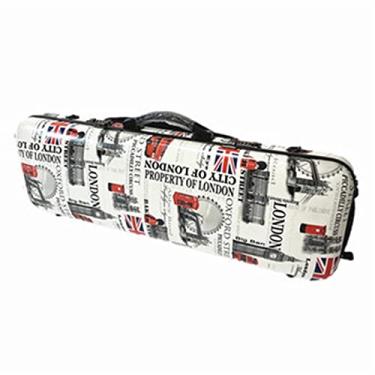 Imagem de Estojo De Violino De Fibra De Carbono Tamanho 4/4 Super Leve Retangular Caixa De Violino Portátil Com Higrômetro Tamanho Completo Estojo de Violino (Color : 05)