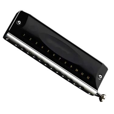 Imagem de Gaita profissional Play de 12 furos e 48 notas, cromática, cobre espesso, gaita de nível profissional