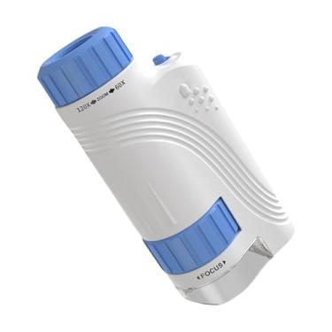 Imagem de Microscópio Portátil Para Crianças,Brinquedo de Observação 60-120 Aumentos de Bolso | Com Luz LED Para Exterior e Jardim,para Meninos Meninas Adolescentes Aula Escola Jardim Atividades