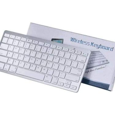 Imagem de Teclado Bluetooth Sem Fio Smartphone Tvsmart Wireless Bk3001