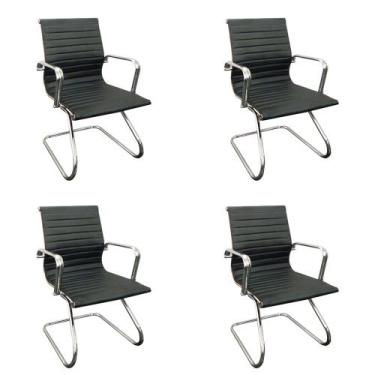 Imagem de Cadeira De Escritório Moob Boston Executiva Base Fixa Esteirinha Conju