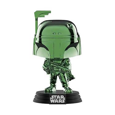 Imagem de Funko 41901 Pop Disney: Star Wars - Boba Fett (Green Chrome) Summer Convention, Amazon Exclusive 297 FUNKOFILIA STORE