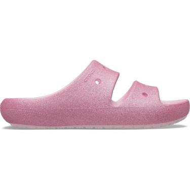 Imagem de Sandália crocs classic glitter sandal v2 k pink milk-Unissex