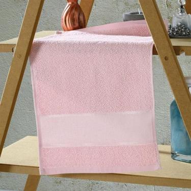 Imagem de Toalhas Lavabo Felpuda Para Bordar Torino II 30x45cm Lisa - Baby Dohle