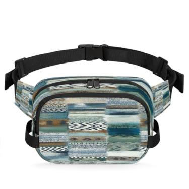 Imagem de Pochete abstrata de mármore cinza para mulheres e homens com alça ajustável, bolsa transversal, bolsa de peito, bolsa tiracolo, Cor 21