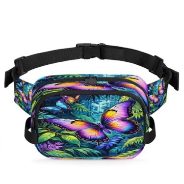 Imagem de Pochete de flores coloridas de girassol para mulheres e homens com alça ajustável, bolsa transversal, bolsa de peito, bolsa de bumbum, Cor 12