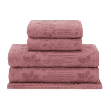 Imagem de Jogo de Toalhas Buddemeyer Lollilop 5 peças - Jacquard, Rosa