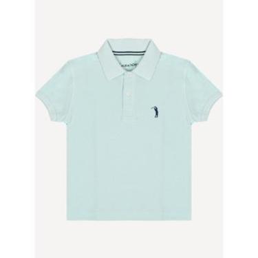 Imagem de Camisa Polo Aleatory Infantil Piquet Light Azul Claro-Masculino
