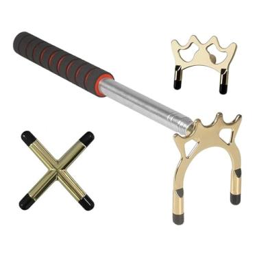 Imagem de Alomejor Ponte de Taco de Bilhar, Vara Telescópica de Aço Inoxidável Com Cabeças Removíveis de Vários ângulos para Acessório Essencial de Mesa de Bilhar