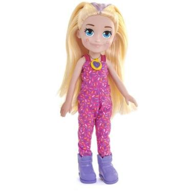 Imagem de Boneca POLLY Pocket Picnic com 6 Acessórios  Diversão AO AR Livre