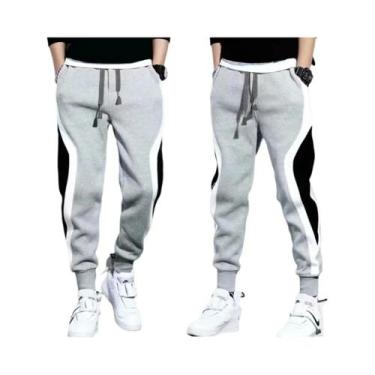 Imagem de Calças Esportivas Masculinas Largas Para Primavera E Outono, Leggings 