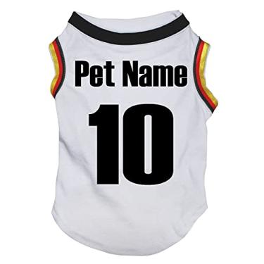 Imagem de Petitebella Personalize a camiseta para cachorro com tema nacional (Alemanha - 2, média)