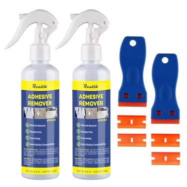 Imagem de Realth Spray removedor de adesivo – removedor de cola seguro, dissolve rapidamente adesivos, cola, fita e resíduos de adesivos de metal, vidro, azulejo, a maioria dos plásticos (pacote com 250 ml)