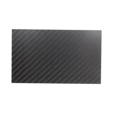 Imagem de Placa De Fibra De Carbono 125mm X 75mm Material Composto De Alta Resis