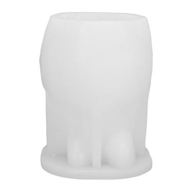 Imagem de HEEPDD Molde de Silicone de Coelho 3D, Molde de Resina de Vela Em Formato de Coelho Flexível de Desmoldagem Fácil para Artesanato DIY Decorações de Páscoa Fondant (A02B-2 10,3x8,8x7,8cm / 4,1x3,5x3,1 pol.)