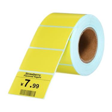 Imagem de PATIKIL 800 etiquetas térmicas, etiquetas de impressora térmica de 3 x 5 cm, etiquetas autoadesivas, rolo de papel retangular, pequeno para impressora, etiqueta de envio, endereço de código de barras