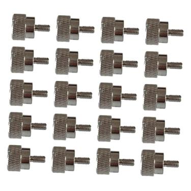 Imagem de Vaveren Conjunto de 20 parafusos de calcador para máquina de costura, peças de reposição robustas para troca rápida, parafusos de aperto manual em aço, 5mm