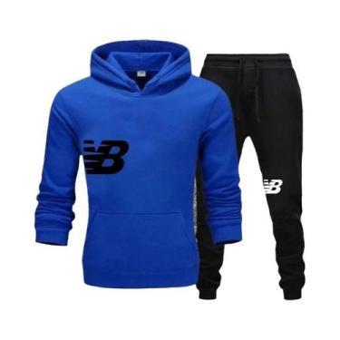 Imagem de Conjunto De Moletom Casual Com Capuz Para Homens, Calças De Duas Peças