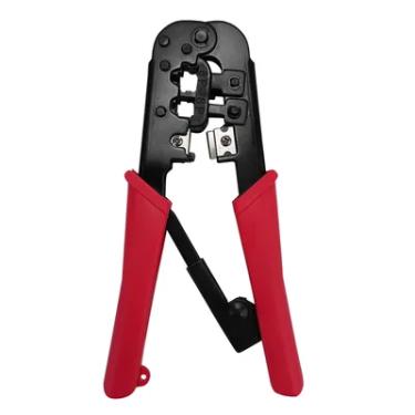 Imagem de Alicate Para Crimpagem Rj45/rj11/rj12 Com Catraca De Pressão Exbom