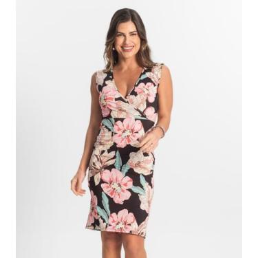 Imagem de Vestido Feminino Curto Em Liganete Select Preto, P, Preto