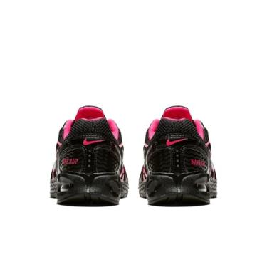 Imagem de Nike Tênis de corrida feminino Air Max Torch 4, preto/prata metálico/rosa, 38