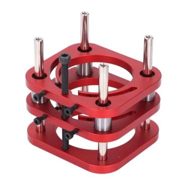 Imagem de Generic Base de Elevação do Roteador Em Liga de Alumínio de Ajuste de da Manivela para Projetos de Marcenaria DIY Preto 1 Peça Adequado para Diâmetro do Motor 64-66 Mm