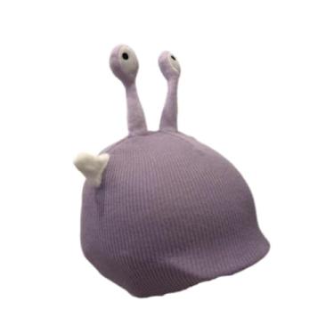Imagem de Aymzbd Capa para Capacete de Esqui, Acessório para Capacete, Quente, Macia, Bonita, Criativa, Gorro de Tricô Protetor, Decoração, Gorro de Inverno para Esqui, Roxo