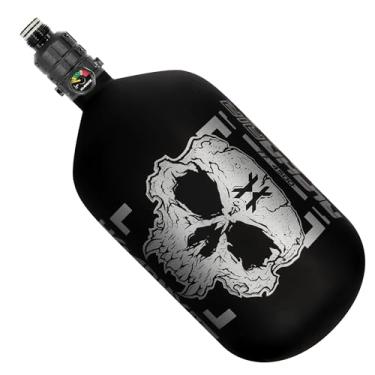 Imagem de HK Army Tanque de paintball HPA - Tanque leve Pro Alpha Air de fibra de carbono comprimido PRO Reg 4500psi (68ci - liga de estanho PRO, 68ci)