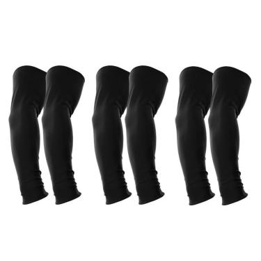 Imagem de Kit 3 Manguitos Proteção Solar Uv Vôlei Ciclismo Protetor Braço Moto-Masculino