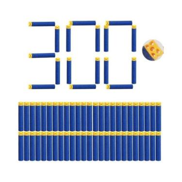 Imagem de Dardos Azuis Waffle Com Cabeça Oca Para Reposição Em Armas Nerf N-Stri