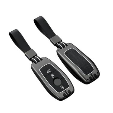 Imagem de Capa De Couro Para Chave De Carro, Capa Completa, Compatível Com Benz W177 W213 W222 X167 W205 Acseg Classe Cle Glc Cla Gls Glb, Acessórios(E-gun black ring)