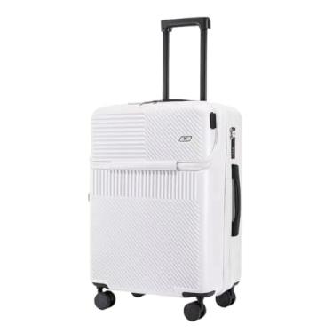 Imagem de Tourister Nova bagagem de mão multifuncional com abertura frontal, mala de carrinho com senha de roda giratória(Red,26 inches)