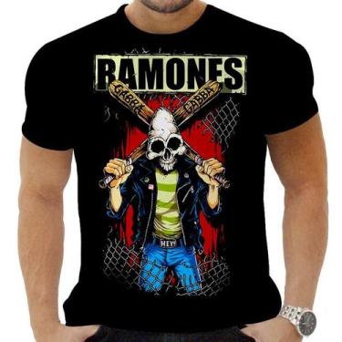 Imagem de Camiseta Camisa Personalizada Rock Metal Ramones 6 - OBDS, BABYLOOK M