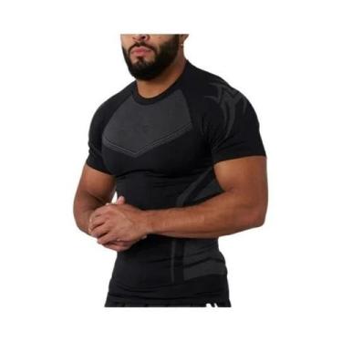 Imagem de Camiseta Justa Masculina De Verão Sensação De Gelo Secagem Rápida Para