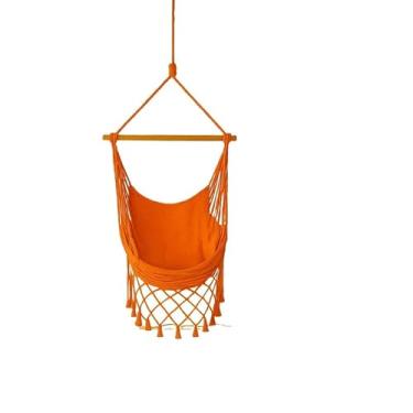 Imagem de Rede Cadeira de teto suspensa descanso e balanco(Laranja (T))