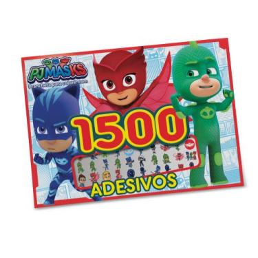 Imagem de Livro - PJ Mask - Prancheta para colorir com 1500 adesivos - On Line E