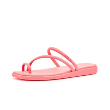 Imagem de Crocs Sandália feminina Miami Toe Loop, goiaba, 37