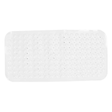 Imagem de SIWOTED Tapetes de banho para banheira, grandes laváveis, para banheiro, pisos, acessórios para idosos, branco (39 * 79cm)