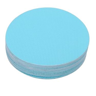 Imagem de Yunir Adesivos Antiderrapantes para Banheira, Adesivos Antiderrapantes para Chuveiro, Ideais para Famílias Com Crianças, Adultos e Idosos, para Escadas de Banheira de Banheiro, 24 (Azul)